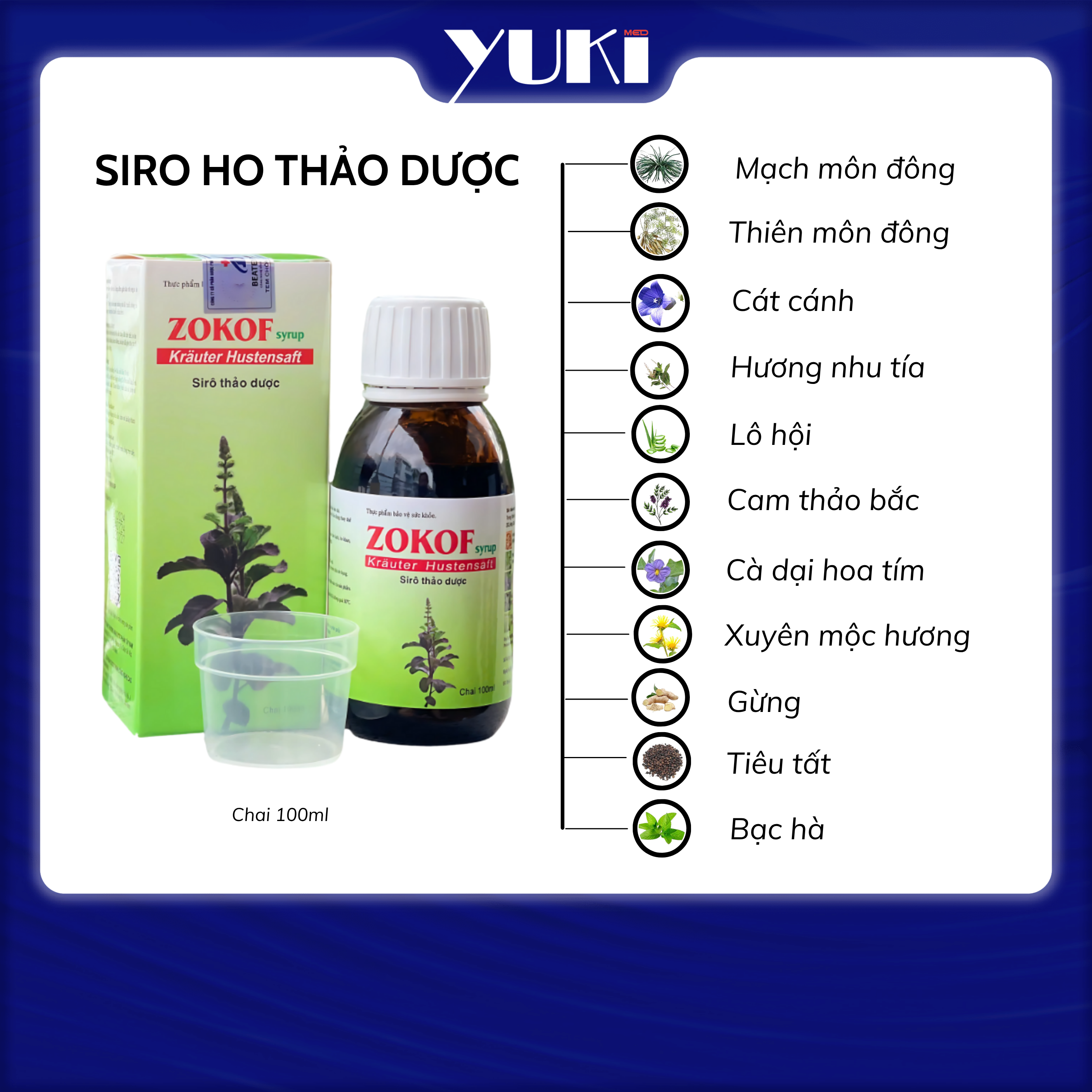SIRO HO ZOKOF - GIẢI PHÁP TOÀN DIỆN CHO MỌI LOẠI HO